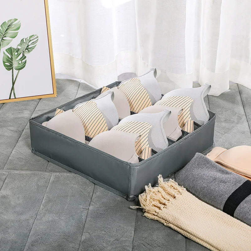 RT Hive® Socks & Underwear Drawer Organizer Box | Washable Storage for Lingerie, Bras & Leggings - RT Hive