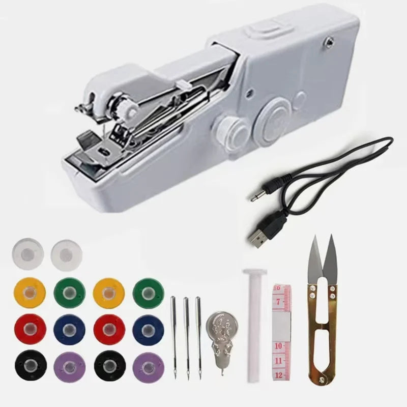 RT Hive® Portable Electric Hand Sewing Machine for DIY, Crafts & Quick Repairs - RT Hive