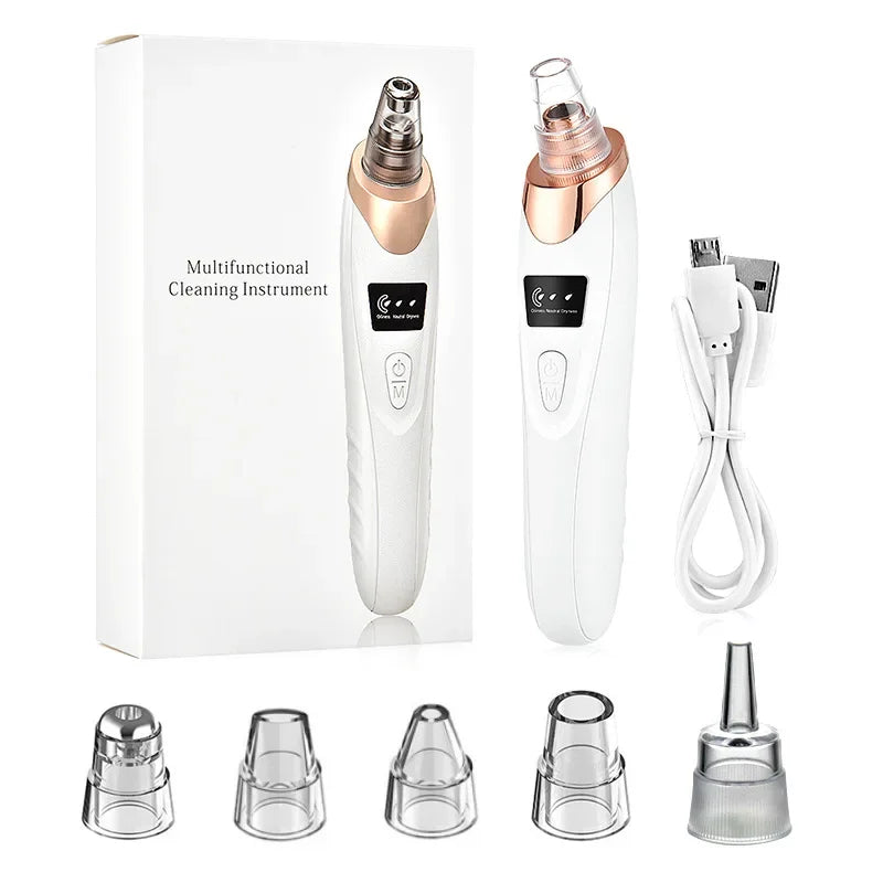 RT Hive® Derma Suction Rechargeable Blackhead Remover | 5 Suction Levels Pore Vacuum Cleaner