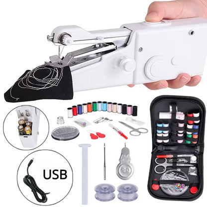 RT Hive® Portable Electric Hand Sewing Machine for DIY, Crafts & Quick Repairs - RT Hive