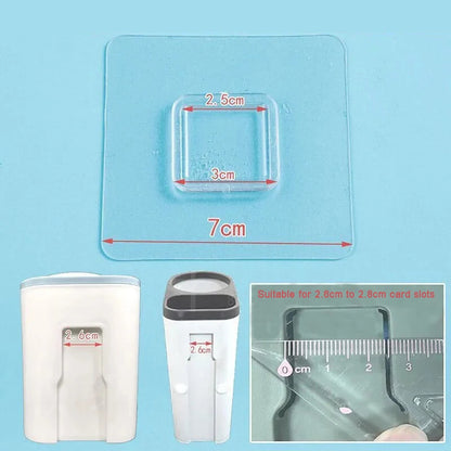 RT Hive® 10PCS Double-Sided | Transparent | Multi-Purpose Adhesive Wall Hooks - RT Hive