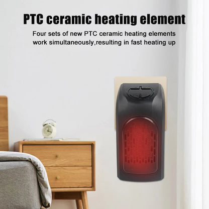 RT Hive® Portable Electric Wall Heater | Mini Plug-In Room Warmer & Heating Stove - RT Hive