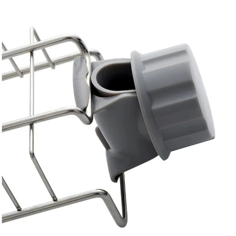 RT Hive® Stainless Steel Faucet Rack | Sink Storage Organizer for Kitchen & Bathroom