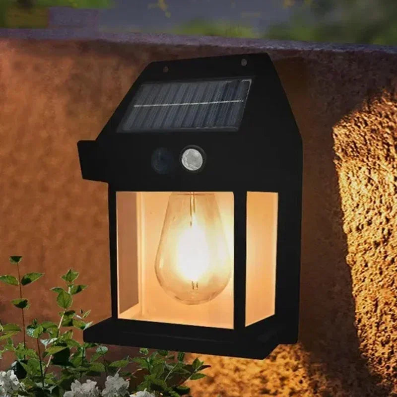 RT Hive® Tungsten Solar LED | Waterproof  Outdoor Wall Light | Motion Sensor LED Lamp