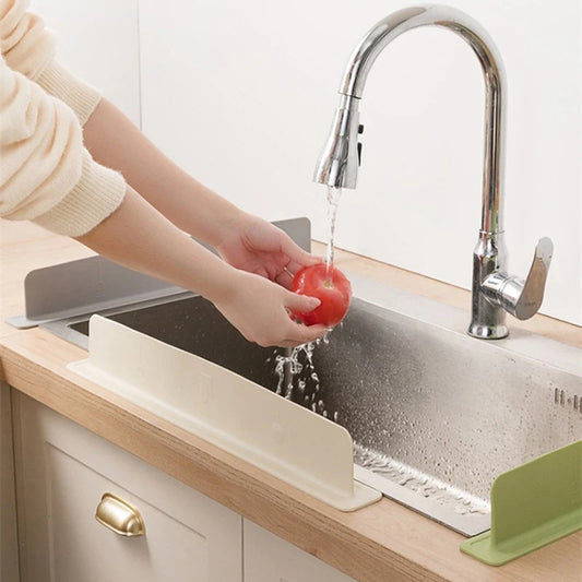RT Hive® Silicone Sink Baffle Splash Guard | Anti-Splash Faucet Protector for Dishwashing - RT Hive