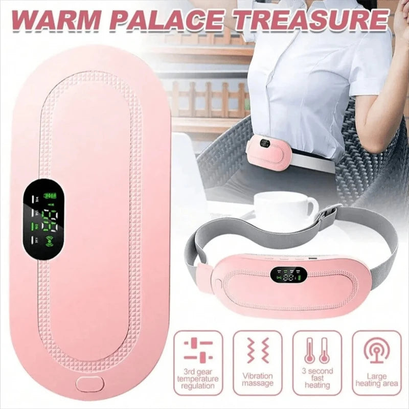 RThive® Period Pain Relief Massager & Adjustable Heating Pad - RT Hive