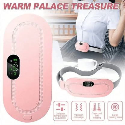 RThive® Period Pain Relief Massager & Adjustable Heating Pad - RT Hive