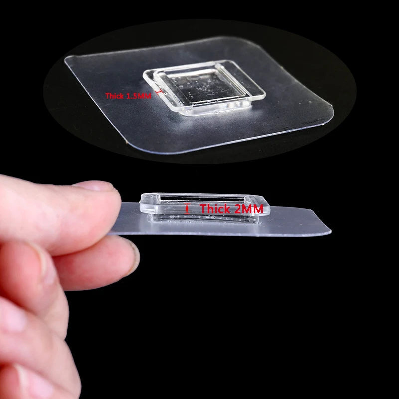 RT Hive® 10PCS Double-Sided | Transparent | Multi-Purpose Adhesive Wall Hooks - RT Hive