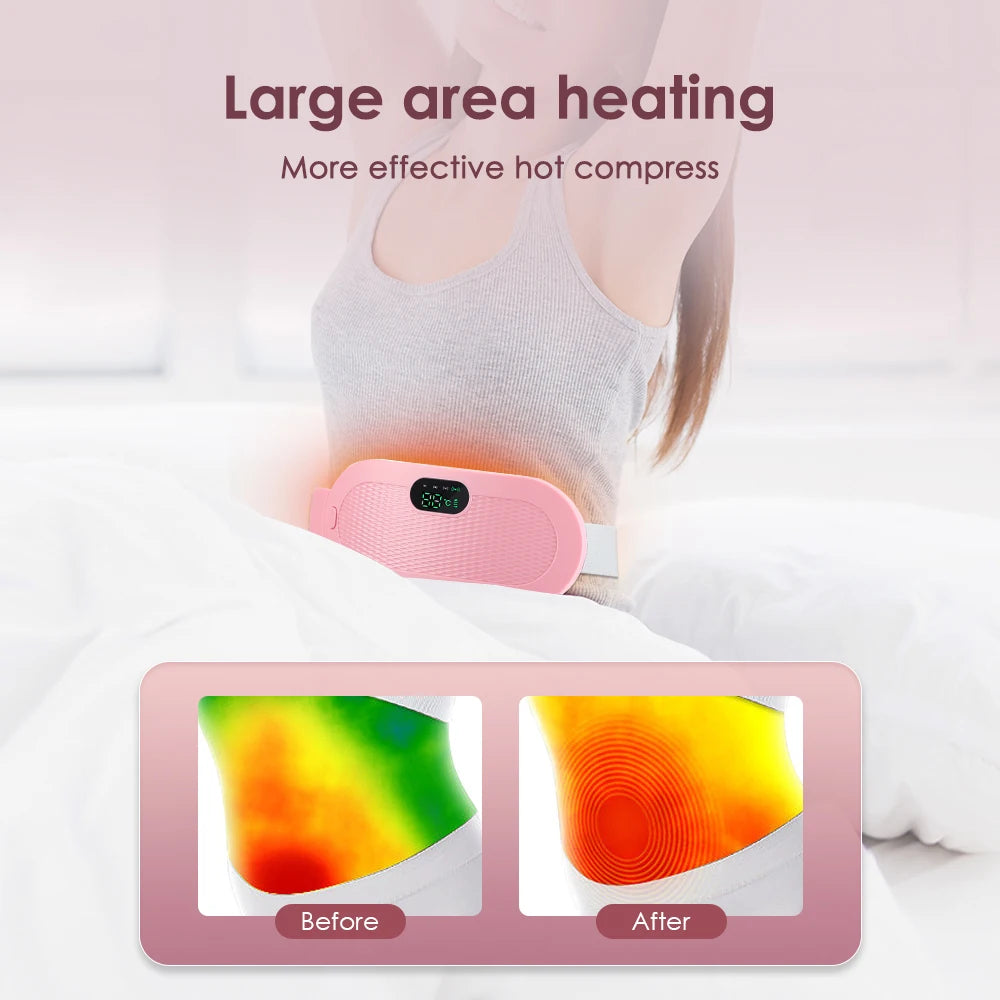 RThive® Period Pain Relief Massager & Adjustable Heating Pad - RT Hive
