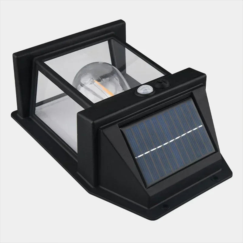 RT Hive® Tungsten Solar LED | Waterproof  Outdoor Wall Light | Motion Sensor LED Lamp