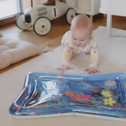 RT Hive® Inflatable Baby Water Play Mat | PVC Tummy Time Cushion for Infants & Toddlers