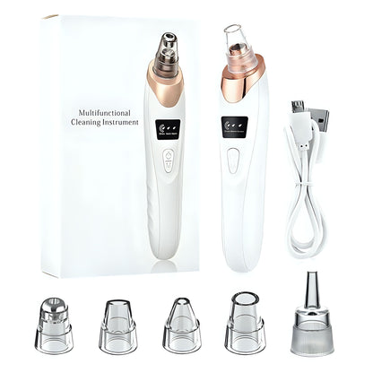 RT Hive® Derma Suction Rechargeable Blackhead Remover | 5 Suction Levels Pore Vacuum Cleaner - RT Hive